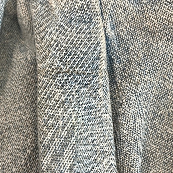 American Eagle Outfitters women’s large faded jeans Light Blue denim shorts - Picture 11 of 12